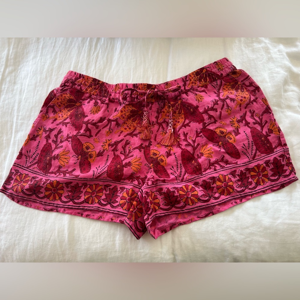 Calypso St Barth 100% Linen Shorts medium